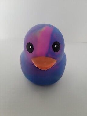 Sunny Days Jumbo Squeezy Duck – Tie-Dye Squishy Stress Relief Toy – New